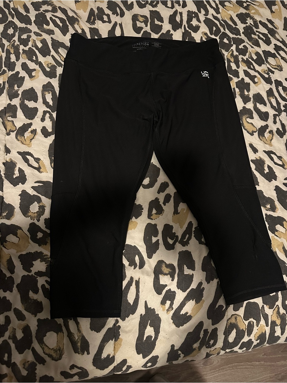 Kenneth Cole Reaction Black Performance Leggings